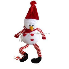 stuffed and plush christmas snowman soft toy